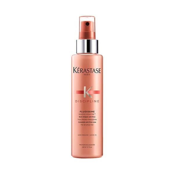 KERASTASE Discipline Fluidissime Anti-Frizz Spray | Hair Smoothing & Heat Protectant Spray | Illuminates Shiny Hair | With Morpho-Keratine and Conditioning Agents | For Styled Hair