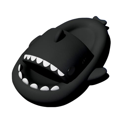 rosyclo Shark Slides for Women and Men, Cute Shark Slippers Adult Youth Cloudy Summer Soft Lightweight Anti-Slip Thick Sole Beach House Cloud Cushioned Shower Slide Sandals Indoor Outdoor