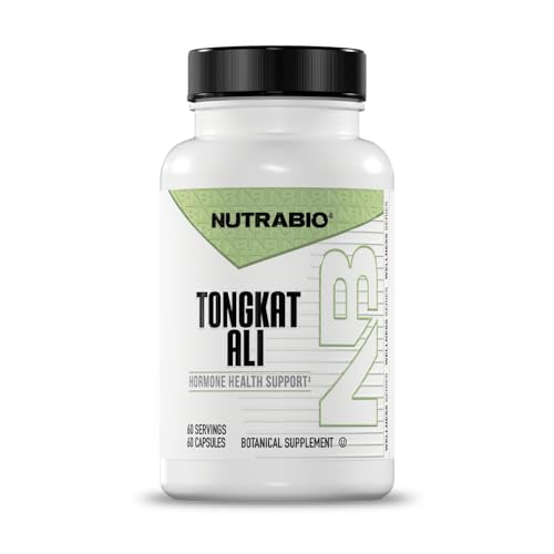 NutraBio Tongkat Ali Longjack 100 Supplement - Natural Support for Muscle Mass Strength Performance- Longjack Tongkat Ali for Men- 200mg per Capsule 60 Servings