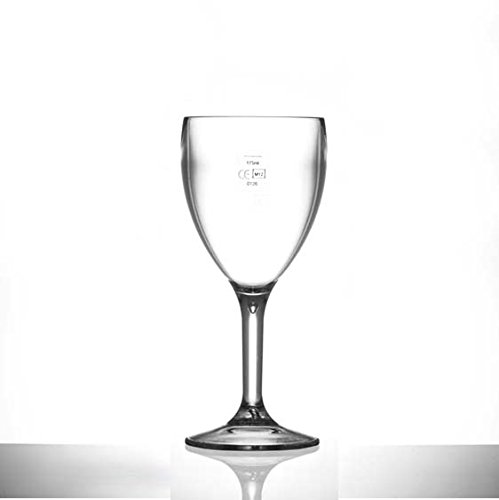 Virtually Unbreakable Polycarbonate 175ml Wine Glass (Pack of 4)