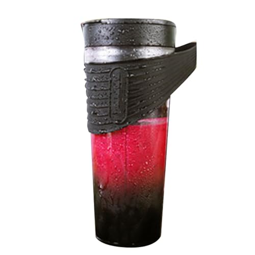 150W High Power Portable Blender 460ml for Smoothies Travel Gym 22000rpm 6 Blade Type C (Black)