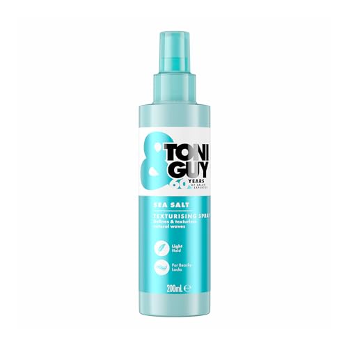 Toni & Guy Sea Salt Texture Spray Texturising Hair Spray for Defined Beachy Waves & Curls Long-Lasting 200ml