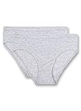 Sanetta Mädchen 344836 Multiway Unterhose, Grau (Hellgrau 1646), 164 (2er Pack)