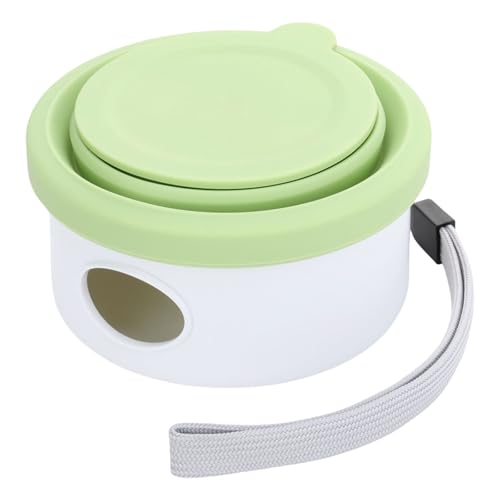 GRABAGECAN Space Saving Pet Travel Bowl Foldable Soft Feeding Dish for Dog Cats Camping Hiking Pet Multiuse Bowl with Lanyards