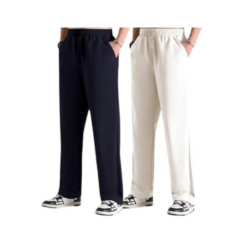 Image of GRECIILOOKS Men's Loose Mid Rise Regular | Sports Stylish Track Pant | Trouser (Available in Plus Size)