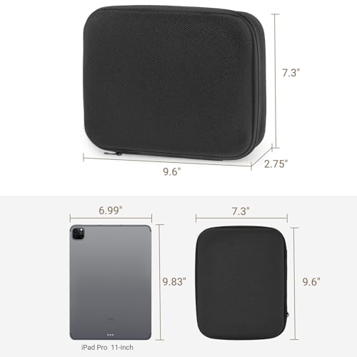 image for Mkono Travel Sunglasses Organizer Glasses Case Multiple Pairs with Adj