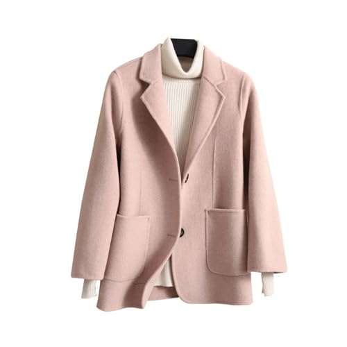 Women 100 Percent Wool Jacket Woolen Coat Winter Cashmere trench coat Slim wool coat2