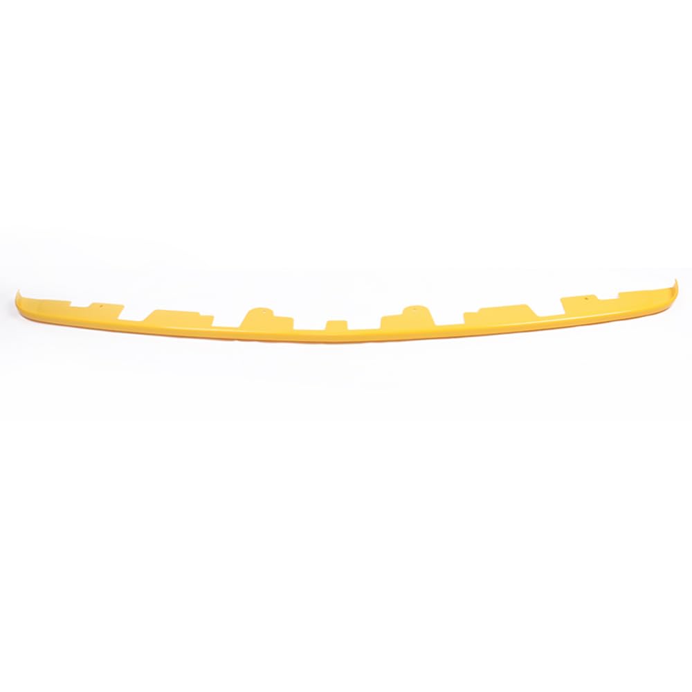 IKON MOTORSPORTS, Front Lip Protector Compatible with 2018-2023 Dodge Challenger Wide Body Hellcat Demon Red Eye, Factory Style Front Lip Edge Splitter Guard Protector ABS #JRM, PRM Redline Pearl