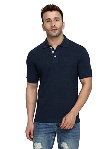 Image of CHKOKKO Men's Cotton Regular Fit Half Sleeves Polo T-Shirt