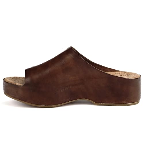 KORK-EASE Yazmin Women's Leather Slide Sandals