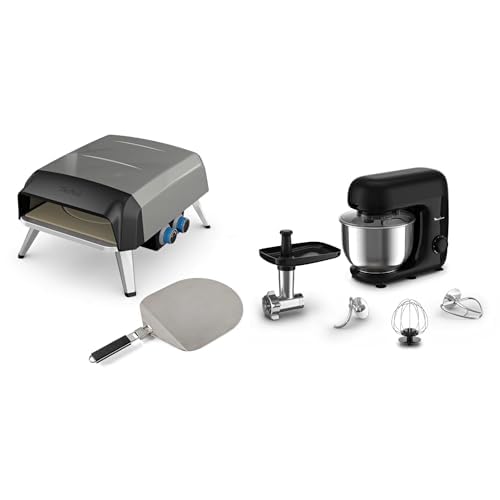 Lot Tefal Pizza Pronto, Four à pizza à gaz, Pierre