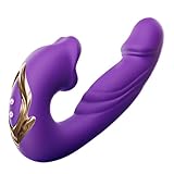 Rabbit Ears Pleasure Toy Set 10 Powerful Modes Bunny Adult Toys for Women Portable Gifts Fun Women Most Pleasure Machine Woman Cheap Men Soft Sensory Accessories Machine Tool Waterproofing (Purple2)