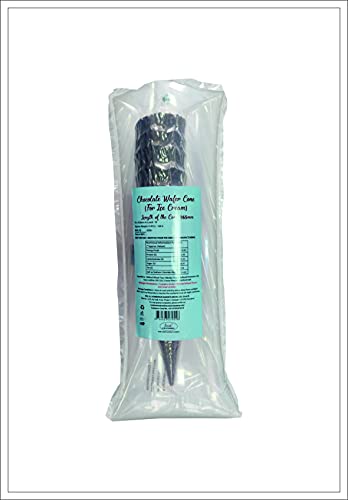 Image of The Cone Company-Wafer cones (CHOCOLATE, 150 MM) (10 PCS)