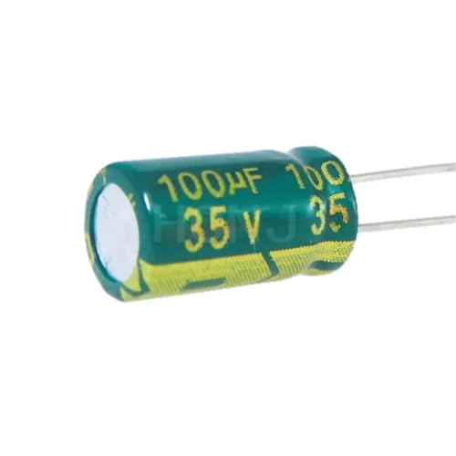 Condensateur électrolytique 35V 100uF pour supprimer le bruit parasite des alimentations, 6x12mm