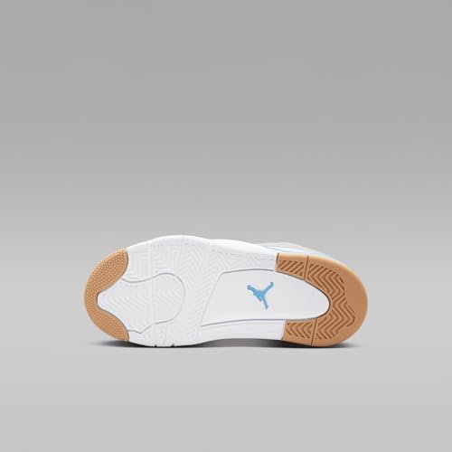 Jordan 4 RM Little Kids' Shoes (FQ7936-104, White/White/Neutral Grey)2