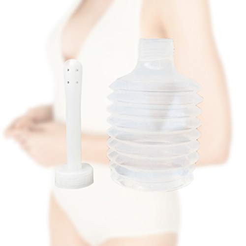 Kit de limpeza de duchas descartáveis Healifty Limpador de Enema Duche Transparente Vaginal Limpador