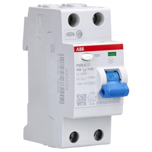 Worldwide ABB warranty ABB F202 A 40A 300MA INTERR.DIFFERENZ. PURO 2P