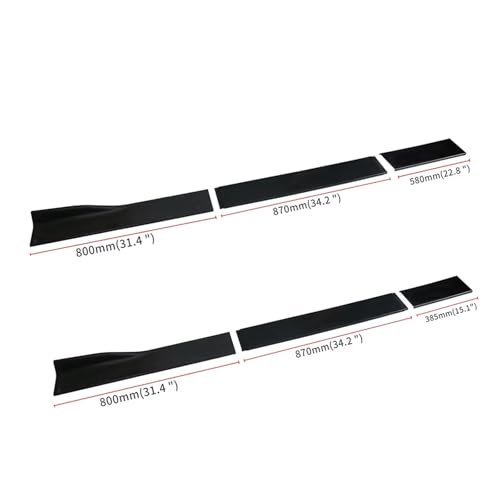 Faldones laterales coche de 2,2M para paneles basculantes VW Golf 3