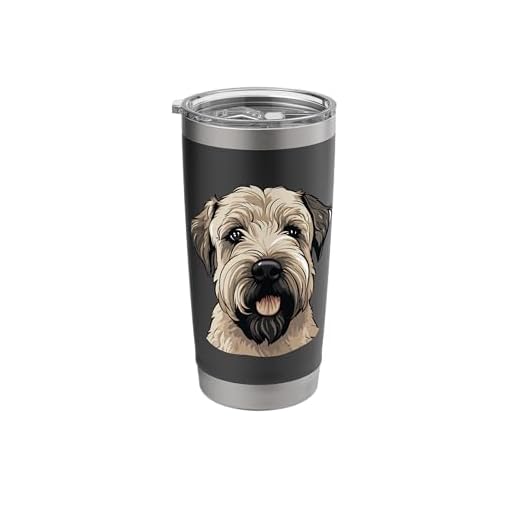 Cute Soft-Coated Wheaten Terrier Portrait – Dog Lover Art Stainless Steel Insulated Tumbler