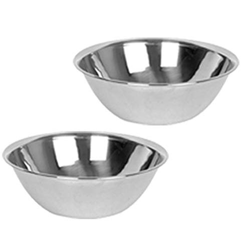 Tazones de Mezcla de Acero Inoxidable 13 Qt, 2 Piezas miniatura 1