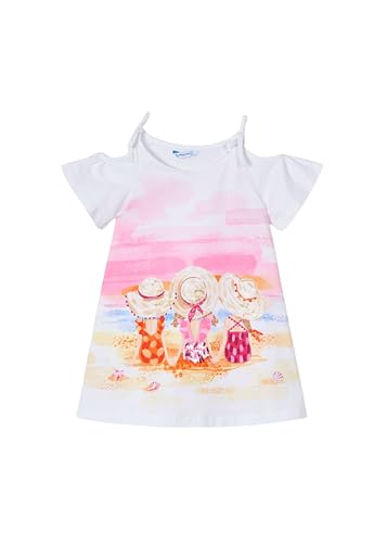 Vestido Mayoral con aplicaciones cómodo y resistente para niña