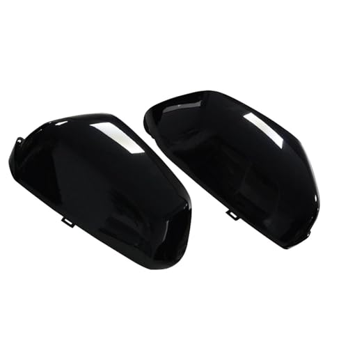 Coques de rétroviseurs extérieures en ABS noir brillant pour Polo 9N