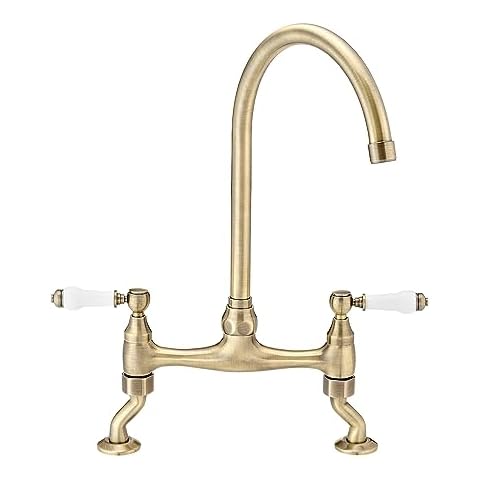 ENKI Astbury Antique Brass Kitchen Tap Cover