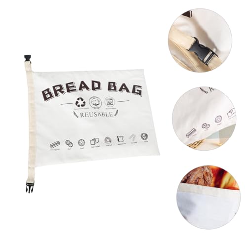 Bolsa de pan para compra de granos ecológica en algodón lavable Mikikit 5