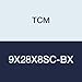 TCM 9X28X8SC-BX NBR (Buna Rubber)/Carbon Steel Oil Seal, SC Type, 0.354" x 1.102" x 0.315"