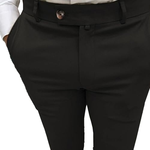 Men Stretch Skinny Chino Pants Business Formal Dress Men Pant Men’s Slim Fit & Classic Fit Pants4