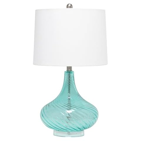 Elegant Designs Light Blue Table Lamp Cover