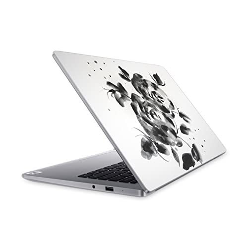 Skin Mi Notebook 14 Mai Autumn fleurs noires pour le bureau