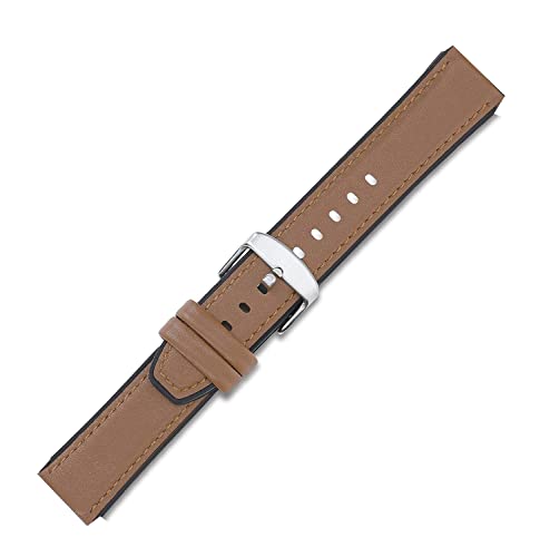 Bracelet montre connectée KR06 anti-irritation en cuir souple