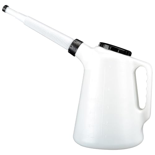 Faithfull - Faithfull Plastic Oil Pourer, Metric and Imperial Measuring Oil Can with Flexible Pouring Spout & Screw Cap - 5 Litre - -22%