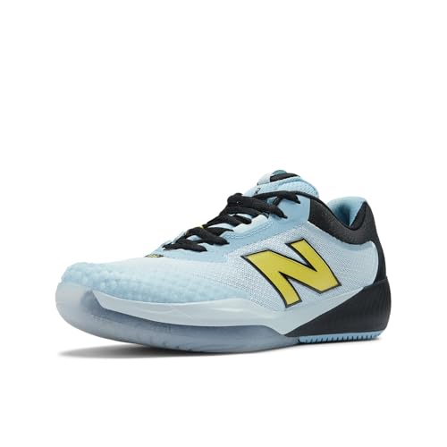 New Balance Women's FuelCell 996 V6 Tennis Shoe, Quarry Blue/Black/Firefly, 8.5 M