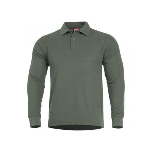 Polo Aniketos Pentagon manches longues coyote anti frottement pour le sport