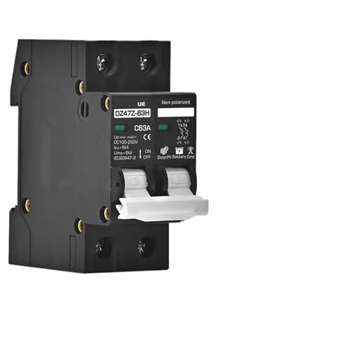 Disjoncteur basse tension 2P 25A pour installations de panneaux solaires en CC