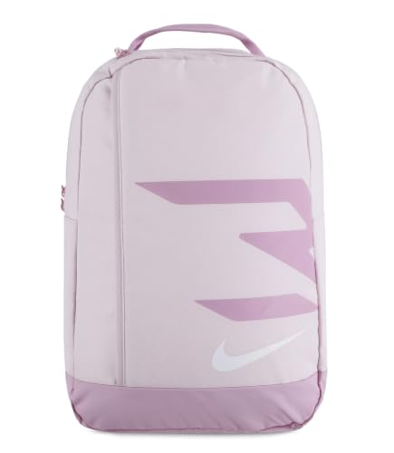 Image of Nike 3 Brand Blitz Backpack - Pink Foam - 30L, 9AT048-A9Y | Padded 15 in sleeve, mesh organizer, side bottle pocket, 2 zip pockets. For boys, girls, men, women, gym, and travel