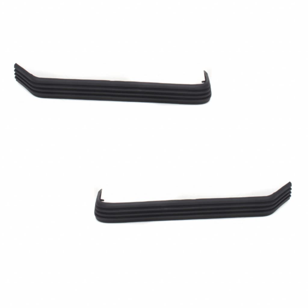 For Chevy C1500 1990-1998 Bumper Molding Driver and Passenger Side | Pair | Rear | Primed | Replacement For GM1158327, GM1159327 | 15574115, 15574116