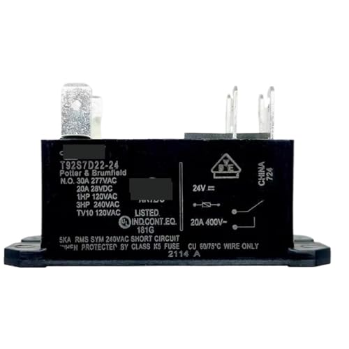 Relais T92S7D22-24 24V DC 30A à 6 broches pour circuit imprimé