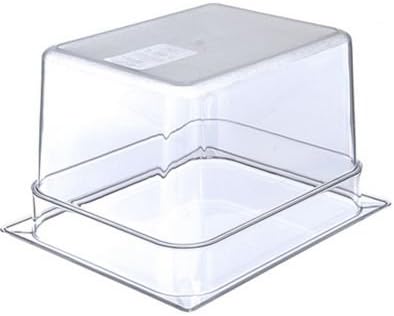 Carlisle FoodService Products Storplus 1/2-Size Food Pan for Catering, Buffets, and Restaurants, Polycarbonate, 8 Inches Deep, Clear - Image 3