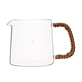 watchget Coffee Server 300ml Standard Glass Coffee Carafe For Pour Over Coffee & Tea Clear Coffee Po