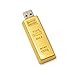 Produktbild Aricona USB Stick 16 GB - Funny USB Stick Goldbarren, Highspeed USB 2.0/1.1, Plug&Play - origineller Speicherstick aus Metall