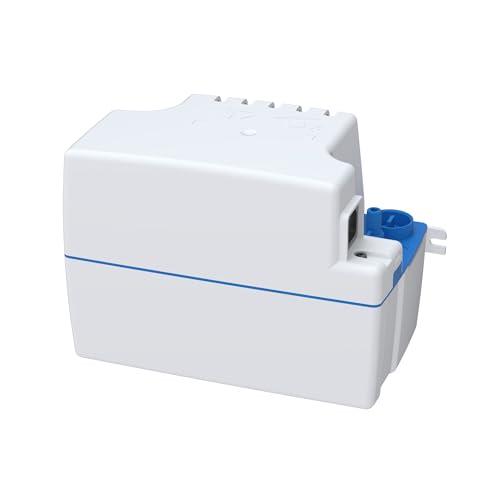 SFA – Kondensatpumpe Sanicondens Pro V02 – Für Heizkessel und Klimaanlagen – Geräuscharm (45 dB) – Vollständiges Installationsset – Große Kapazität – 26 x 13,8 x 17 cm