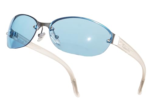 FBL Semi-Rimless Clear Smoke Tinted Eyeglasses Wrap Sunglasses A216