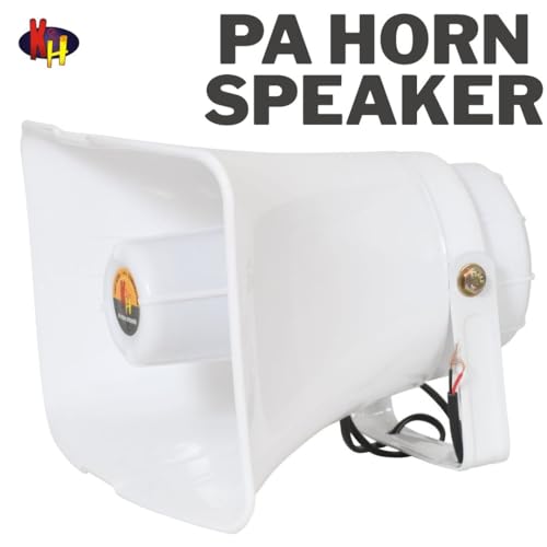 Image of kh PA Horn Speaker for Indoor Outdoor Portable PA with 8 Ohms Impedance & 40 Watts Peak Power