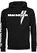 Produktbild Other Brands Herren RS018-Rammstein Weißes Kreuz Hoodie Sweatshirt mit Kapuze, Black, XL