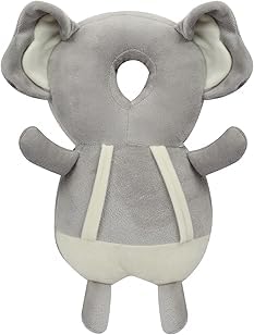 Oreiller de protection multicolore en peluche douce pour le confort de bébé