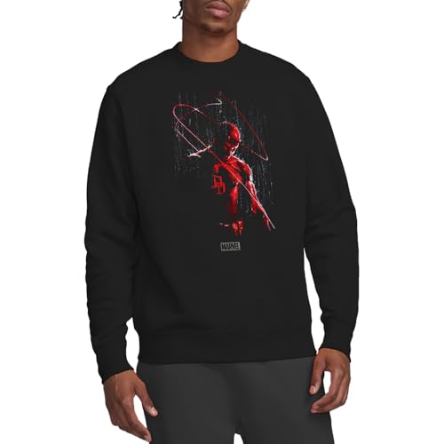 Sudadera Marvel Daredevil Lluvia negra talla M ropa de abrigo casual unisex