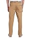 Nautica Young Men's Uniform Flat Front Stretch Twill Pant, burnished khaki, 40W X 32L